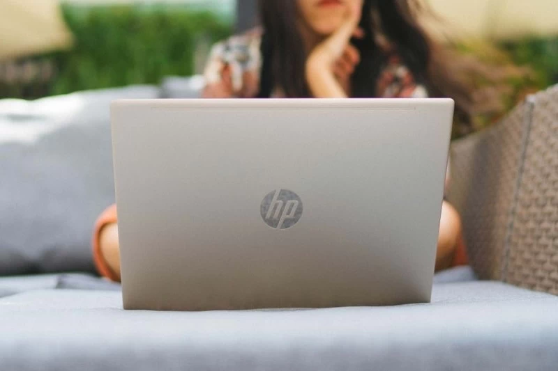 Logo HP. Logo HP.