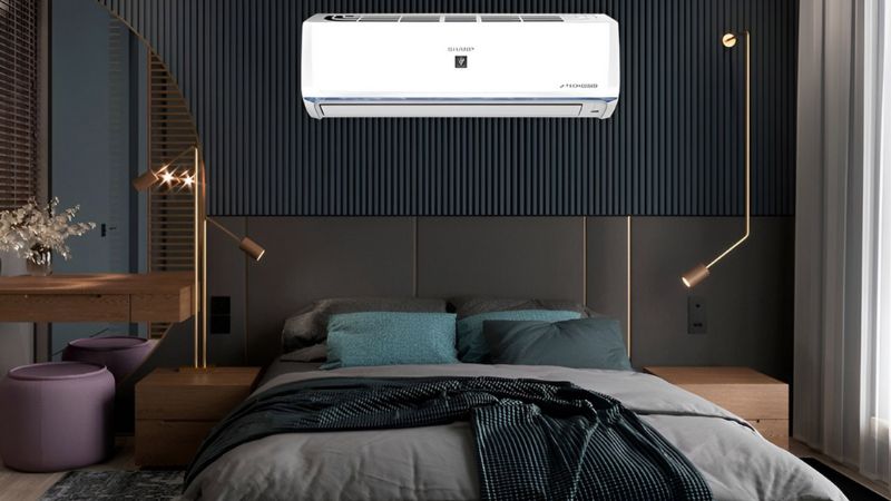 Thiết kế điều hoà nhỏ gọn.
