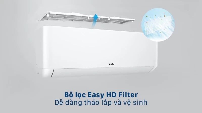 Điều hòa TCL Inverter 24.000 BTU (2.5 HP) TAC-24CSD/XAB1I giúp bảo vệ sức khỏe tối đa nhờ bộ lọc tiên tiến Điều hòa TCL Inverter 24.000 BTU (2.5 HP) TAC-24CSD/XAB1I giúp bảo vệ sức khỏe tối đa nhờ bộ lọc tiên tiến