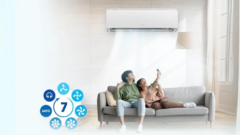 Máy lạnh Gree Inverter 1.5 HP CHARM12CI với khả năng làm mát mọi không gian Máy lạnh Gree Inverter 1.5 HP CHARM12CI với khả năng làm mát mọi không gian