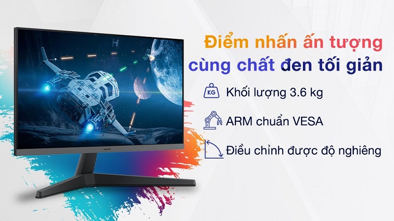 Gắn ARM chuẩn VESA,