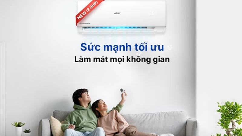 Khử mùi hôi hiệu quả trong không khí với điều hòa Aqua Inverter 22.000 BTU (2.5 HP) AQA-RV24QA2 Khử mùi hôi hiệu quả trong không khí với điều hòa Aqua Inverter 22.000 BTU (2.5 HP) AQA-RV24QA2