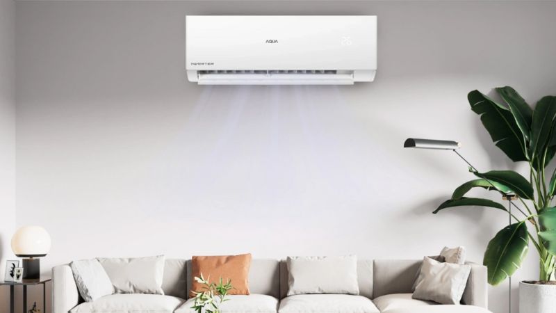 Giá bán tham khảo của máy lạnh Aqua Inverter 22.000 BTU (2.5 HP) AQA-RV24QA2