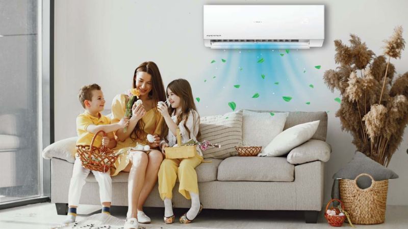 Điều hòa Aqua Inverter 22.000 BTU (2.5 HP) AQA-RV24QA2 sử dụng gas R-32 thân thiện với môi trường