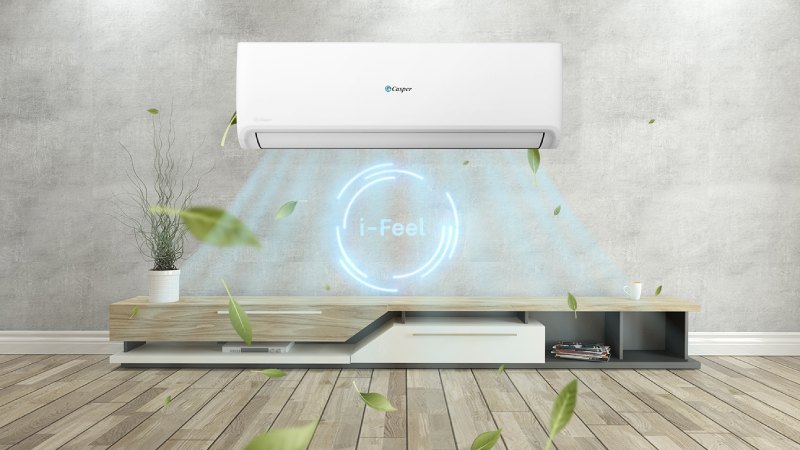 Cảm biến nhiệt độ thông minh iFeel trên điều hòa Casper Inverter 21.500 BTU (2.5 HP) GC-24IS35