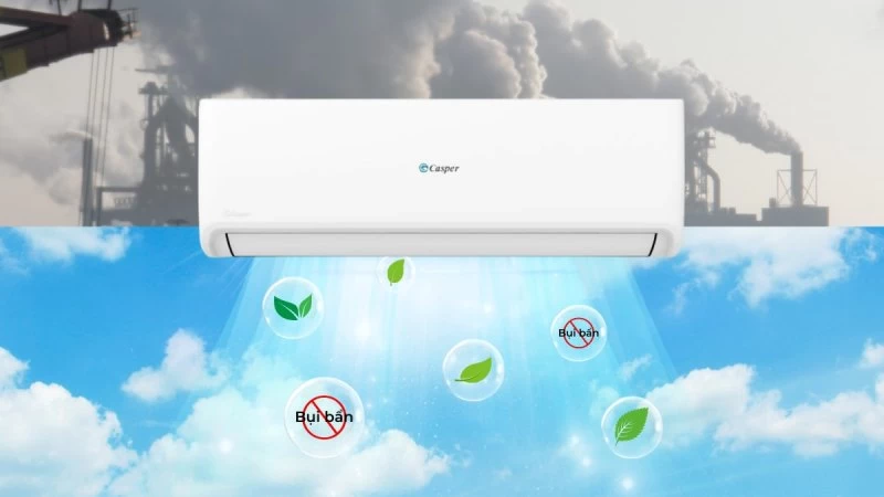 Máy lạnh Casper Inverter 21.500 BTU (2.5 HP) GC-24IS35 sở hữu công nghệ Inverter tiết kiệm điện Máy lạnh Casper Inverter 21.500 BTU (2.5 HP) GC-24IS35 sở hữu công nghệ Inverter tiết kiệm điện