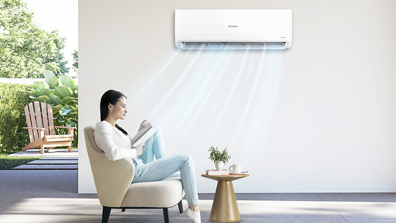 Điều hòa Casper Inverter 9.300 BTU (1 HP) GC-09IS35 có khả năng làm lạnh hiệu quả và ổn định