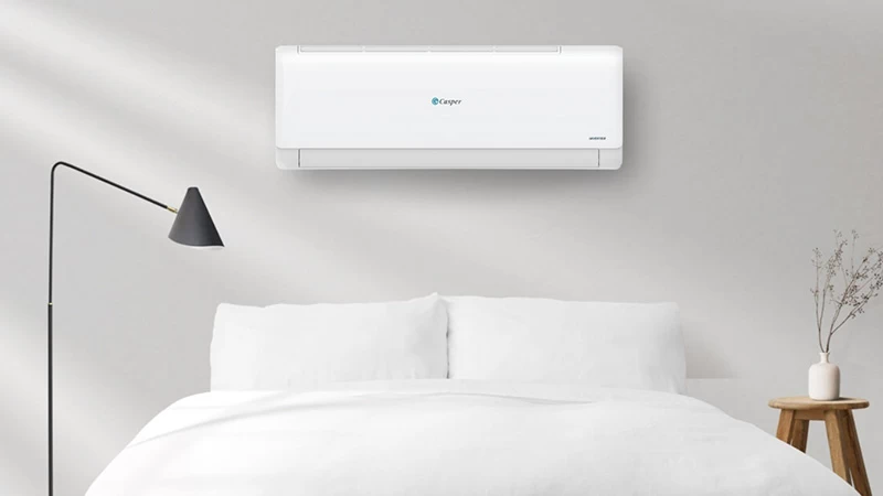 Điều hòa Casper Inverter 9.300 BTU (1 HP) GC-09IS35 có chế độ ngủ đêm Sleep và cảm biến nhiệt độ iFeel Điều hòa Casper Inverter 9.300 BTU (1 HP) GC-09IS35 có chế độ ngủ đêm Sleep và cảm biến nhiệt độ iFeel