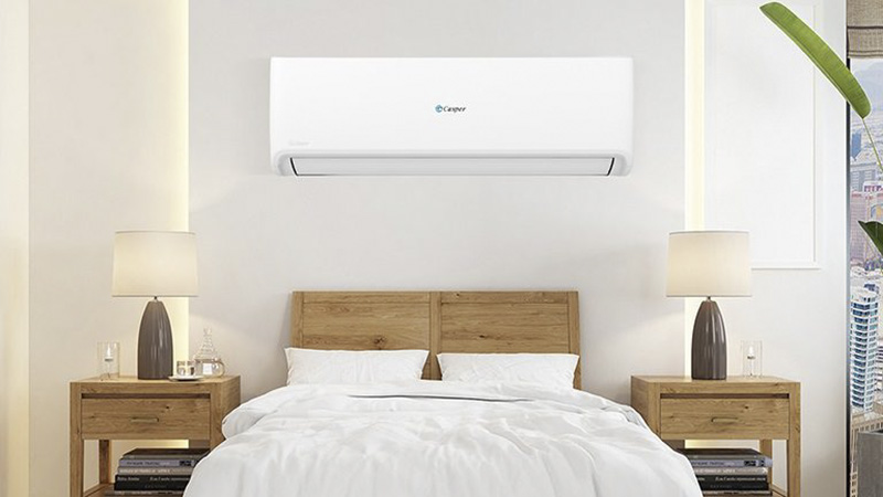 Máy lạnh Casper Inverter 9.300 BTU (1 HP) GC-09IS35 có thiết kế nhỏ gọn, tinh tế