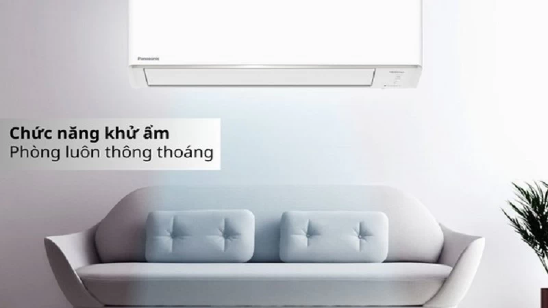 Chức năng khử ẩm của máy lạnh Panasonic Inverter 12.000 BTU (1.5 HP) CU/CS-YZ12AKH-8 Chức năng khử ẩm của máy lạnh Panasonic Inverter 12.000 BTU (1.5 HP) CU/CS-YZ12AKH-8