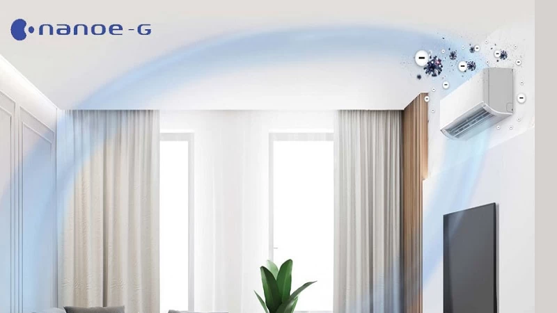 Máy lạnh 2 chiều Panasonic Inverter 12.000 BTU (1.5 HP) CU/CS-YZ12AKH-8 sử dụng công nghệ nanoe-G lọc không khí Máy lạnh 2 chiều Panasonic Inverter 12.000 BTU (1.5 HP) CU/CS-YZ12AKH-8 sử dụng công nghệ nanoe-G lọc không khí