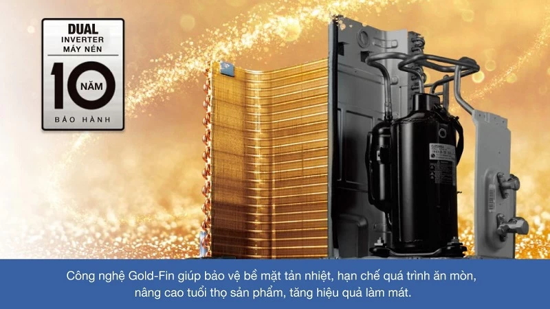 Điều hòa LG Inverter 9.200 BTU (1 HP) V10API1 sử dụng chất liệu cao cấp, đảm bảo độ bền cao Điều hòa LG Inverter 9.200 BTU (1 HP) V10API1 sử dụng chất liệu cao cấp, đảm bảo độ bền cao