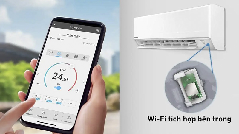Hỗ trợ điều khiển bằng điện thoại.