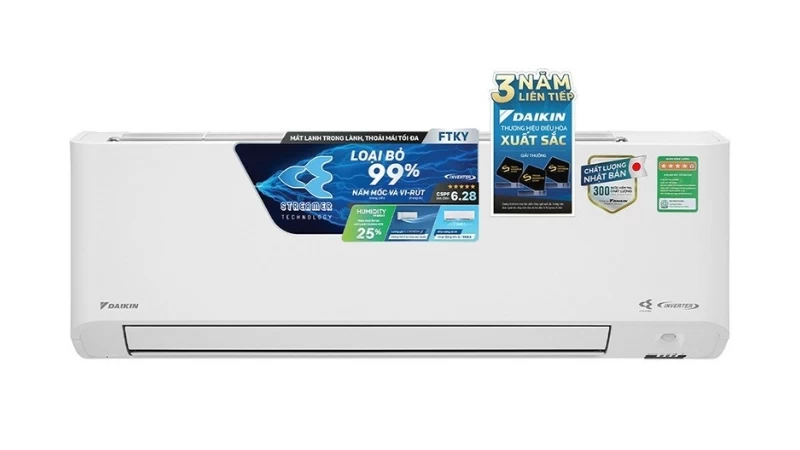 Daikin Inverter 2.5 HP FTKY60WVMV. Daikin Inverter 2.5 HP FTKY60WVMV.