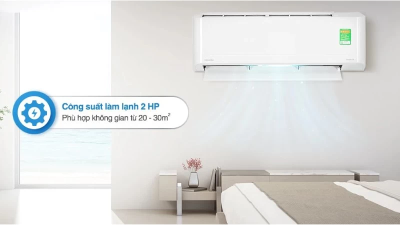 Công suất làm lạnh lớn. Công suất làm lạnh lớn.