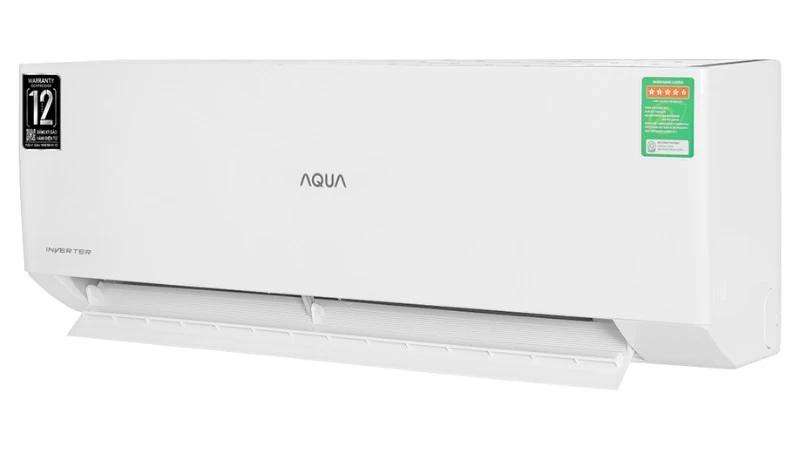 Điều hòa Aqua Inverter 12.500 BTU (1.5 HP) AQA-RV13QA2 làm lạnh nhanh với công suất lớn lên đến 12.500 BTU Điều hòa Aqua Inverter 12.500 BTU (1.5 HP) AQA-RV13QA2 làm lạnh nhanh với công suất lớn lên đến 12.500 BTU