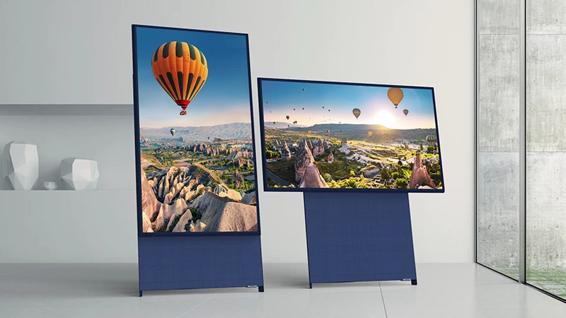 Thiết kế độc đáo với khả năng xoay màn hình. Thiết kế độc đáo với khả năng xoay màn hình.