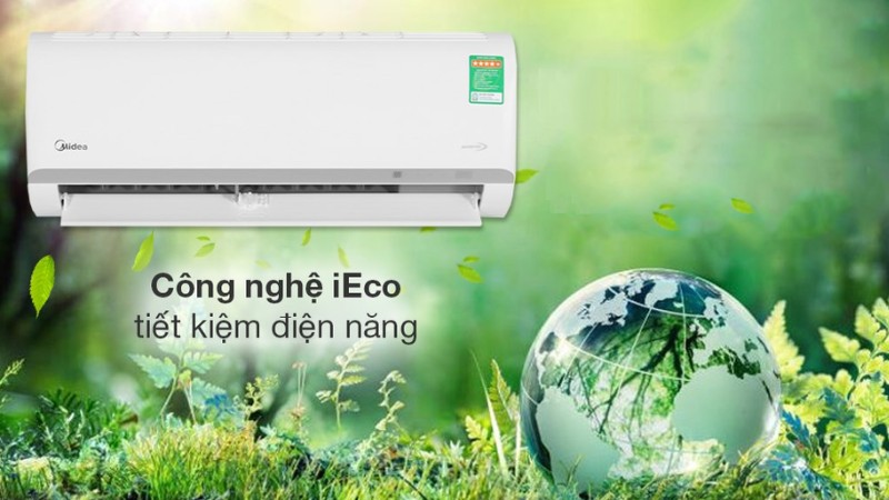 Công nghệ iEco thông minh của máy lạnh Midea Inverter 9.000 BTU (1 HP) MAFA-09CDN8