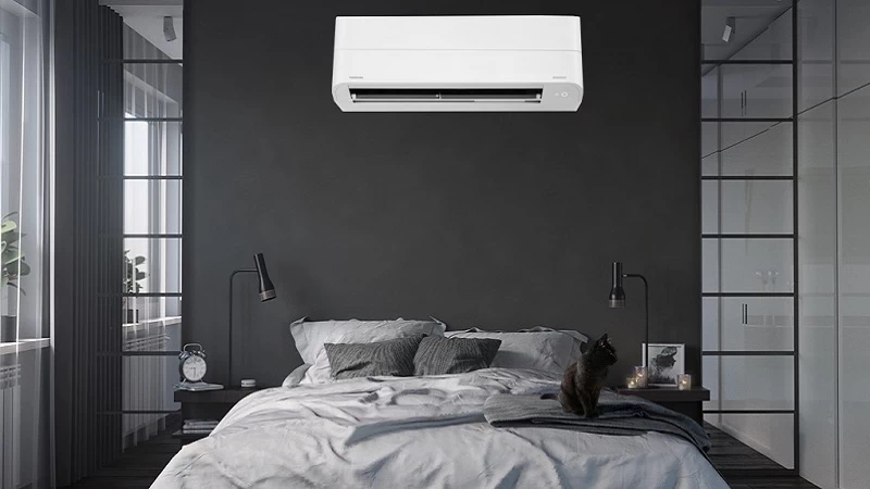 Máy lạnh Toshiba Inverter 12.000 BTU (1.5 HP) RAS-H13Z1KCVG-V được thiết kế theo dạng khối chữ nhật ngang phổ biến Máy lạnh Toshiba Inverter 12.000 BTU (1.5 HP) RAS-H13Z1KCVG-V được thiết kế theo dạng khối chữ nhật ngang phổ biến
