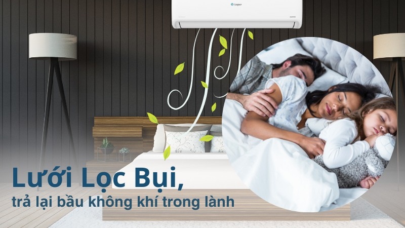 Khả năng lọc không khí.