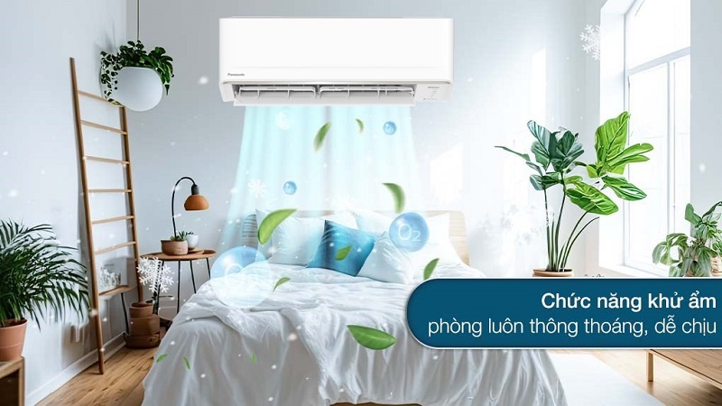 Khả năng khử ẩm nhẹ.