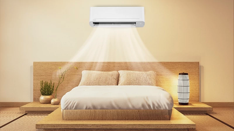 Máy lạnh Toshiba Inverter 9.000 BTU (1 HP) RAS-H10Z1KCVG-V nổi bật với thiết kế màu trắng tinh tế Máy lạnh Toshiba Inverter 9.000 BTU (1 HP) RAS-H10Z1KCVG-V nổi bật với thiết kế màu trắng tinh tế