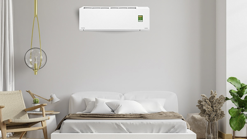 Máy lạnh Toshiba Inverter 9.000 BTU (1 HP) RAS-H10Z1KCVG-V cho phép người dùng cài đặt thời gian bật hoặc tắt theo lịch trình
