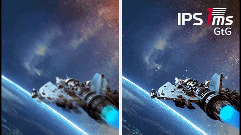 Tốc độ phản hồi nhanh 1ms (GtG).