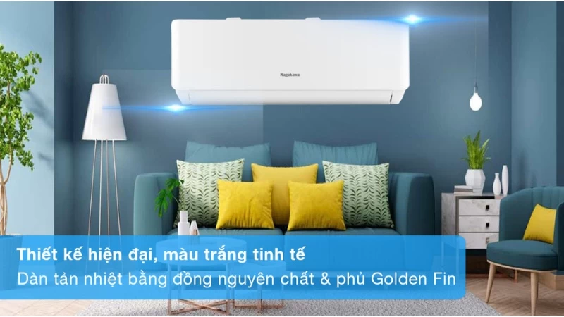 Điều hòa Nagakawa Inverter 9.000 BTU (1 HP) NIS-C09R2T28 có kiểu dáng đơn giản Điều hòa Nagakawa Inverter 9.000 BTU (1 HP) NIS-C09R2T28 có kiểu dáng đơn giản