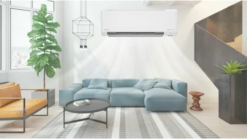 Dàn lạnh của điều hòa Daikin Inverter 9.200 BTU (1 HP) FTKY25WMVMV có thiết kế hiện đại, tinh tế và chất liệu cao cấp Dàn lạnh của điều hòa Daikin Inverter 9.200 BTU (1 HP) FTKY25WMVMV có thiết kế hiện đại, tinh tế và chất liệu cao cấp