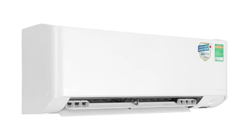 Đảo gió 4 chiều là một tính năng vô cùng hữu ích được trang bị trên máy lạnh Daikin Inverter 9.200 BTU (1 HP) FTKY25WMVMV Đảo gió 4 chiều là một tính năng vô cùng hữu ích được trang bị trên máy lạnh Daikin Inverter 9.200 BTU (1 HP) FTKY25WMVMV
