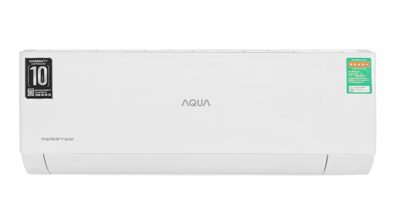 Điều hòa Aqua Inverter 9.000 BTU (1 HP) AQA-RV10QA2 là sự kết hợp hoàn hảo giữa khả năng làm lạnh nhanh và tiết kiệm điện vượt trội Điều hòa Aqua Inverter 9.000 BTU (1 HP) AQA-RV10QA2 là sự kết hợp hoàn hảo giữa khả năng làm lạnh nhanh và tiết kiệm điện vượt trội
