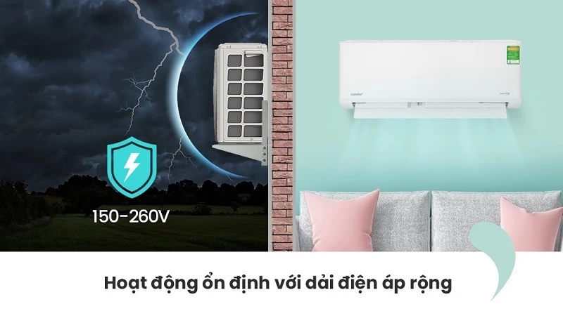 Máy lạnh Comfee Inverter 9.500 BTU (1 HP) CFS-10VDGF-V được trang bị bo mạch nguồn (PCB) cải tiến Máy lạnh Comfee Inverter 9.500 BTU (1 HP) CFS-10VDGF-V được trang bị bo mạch nguồn (PCB) cải tiến