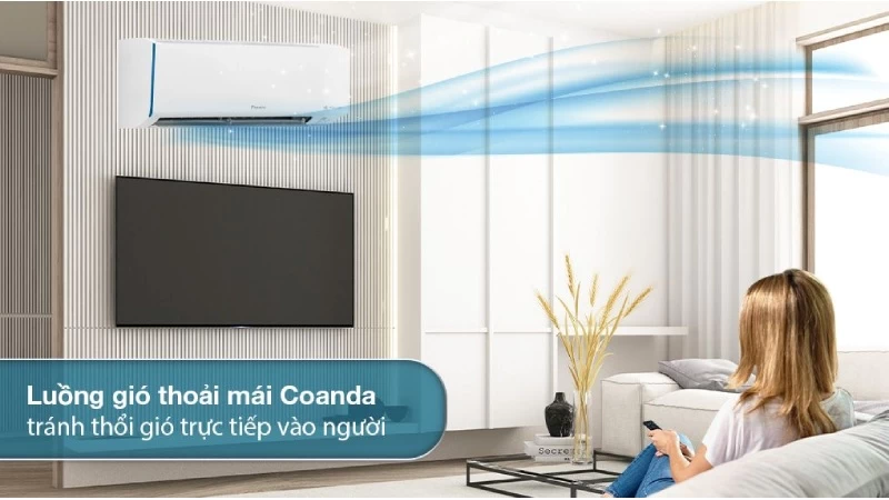 Công nghệ luồng gió Coanda của điều hòa Daikin 2 chiều Inverter 12.300 BTU (1.5 HP) ATHF35XVMV Công nghệ luồng gió Coanda của điều hòa Daikin 2 chiều Inverter 12.300 BTU (1.5 HP) ATHF35XVMV