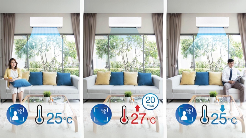 Tiết kiệm điện hiệu quả với công nghệ Inverter trên máy lạnh Daikin Inverter 17.100 BTU (2 HP) FTKZ50VVMV