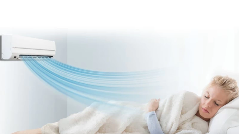 Chế độ phân phối hướng gió tiên tiến trên máy lạnh LG Inverter 17.000 BTU (2 HP) V18WIN1 Chế độ phân phối hướng gió tiên tiến trên máy lạnh LG Inverter 17.000 BTU (2 HP) V18WIN1