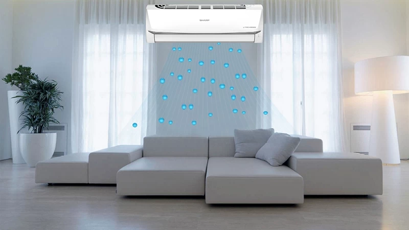 Máy lạnh Sharp Inverter 12.000 BTU (1.5 HP) AH-X13ZEW nổi bật với khả năng làm lạnh mạnh mẽ với công suất 12.000 BTU Máy lạnh Sharp Inverter 12.000 BTU (1.5 HP) AH-X13ZEW nổi bật với khả năng làm lạnh mạnh mẽ với công suất 12.000 BTU