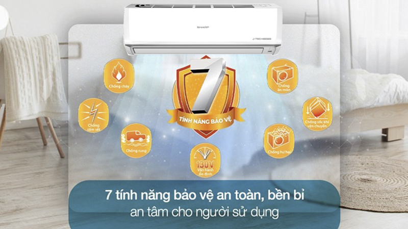 7 tính năng bảo vệ an toàn.