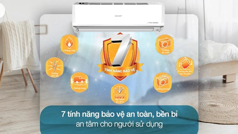 7 tính năng bảo vệ an toàn. 7 tính năng bảo vệ an toàn.