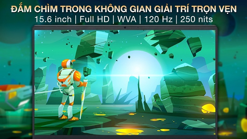 Màn hình sắc nét.