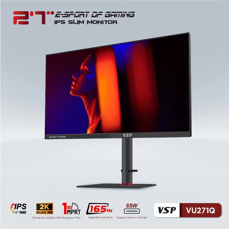 Màn hình gaming VSP VU271Q là một sản phẩm đa dụng, phù hợp cho nhiều đối tượng người dùng khác nhau Màn hình gaming VSP VU271Q là một sản phẩm đa dụng, phù hợp cho nhiều đối tượng người dùng khác nhau