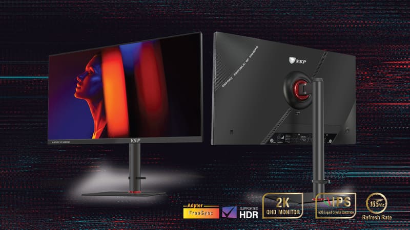 Công nghệ tấm nền IPS và khả năng hiển thị màu sắc trên màn hình gaming VSP VU271Q