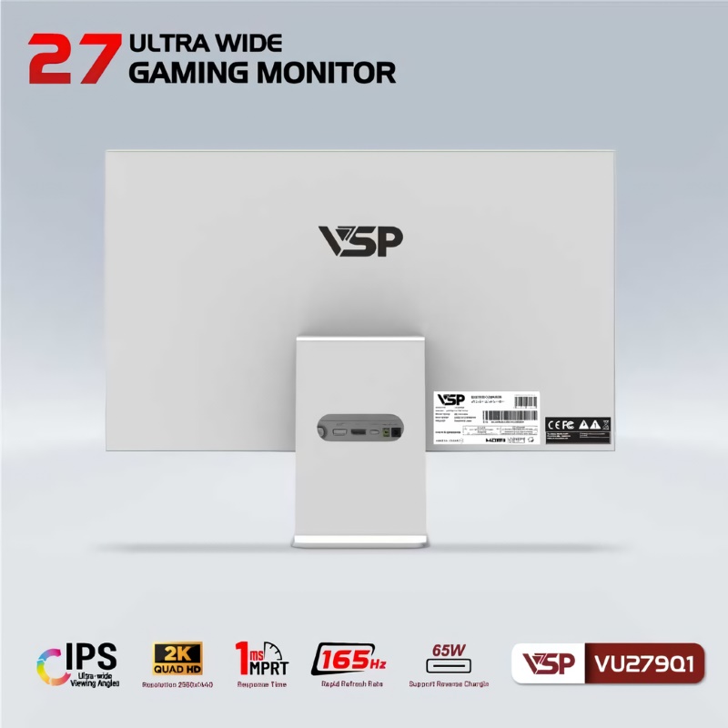 Màn hình VSP VU279Q1 là một lựa chọn tuyệt vời cho những ai cần một màn hình đa năng phục vụ tốt cho cả công việc và giải trí