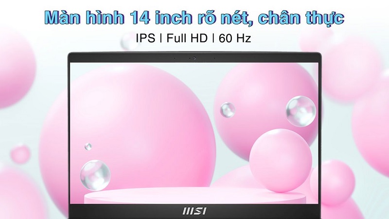 Màn hình 14 inch.
