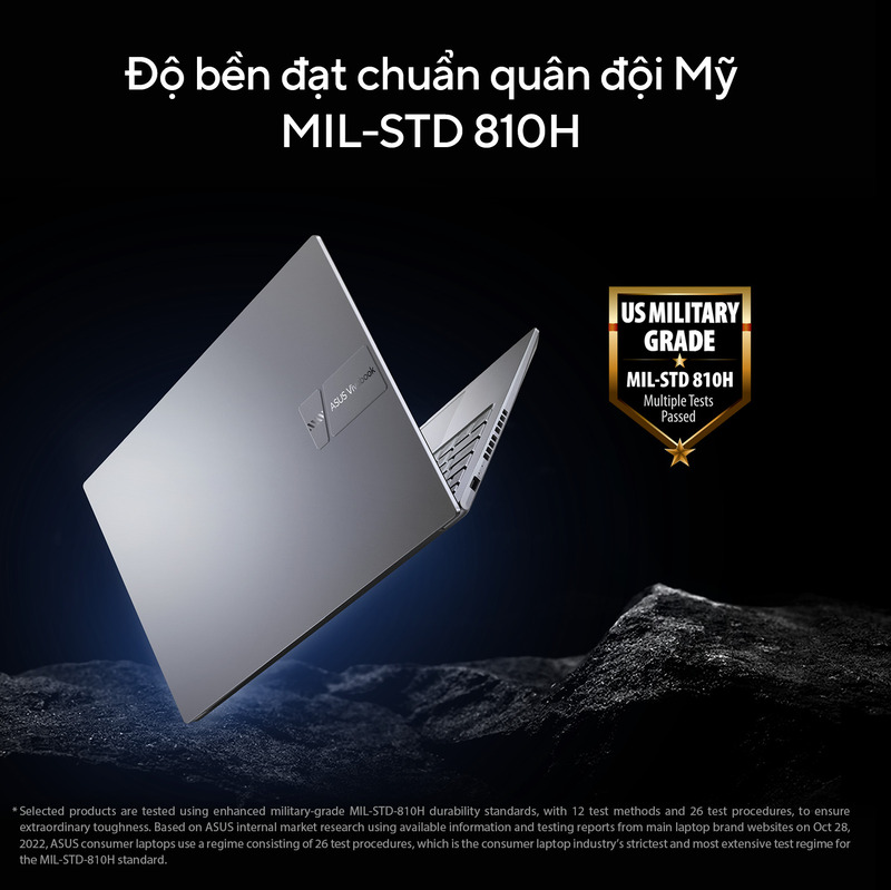 Độ bền chuẩn quân đội.
