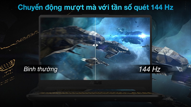 Màn hình tần số quét cao.