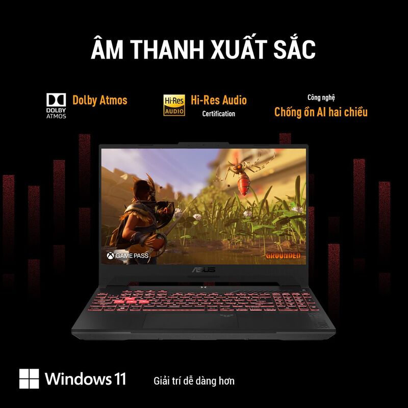 Âm thanh xuất sắc.