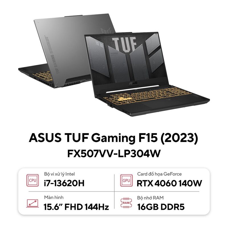 ASUS TUF Gaming F15 FX507VV-LP304W.