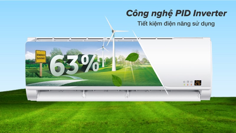 Tiết kiệm điện lên đến 60%.