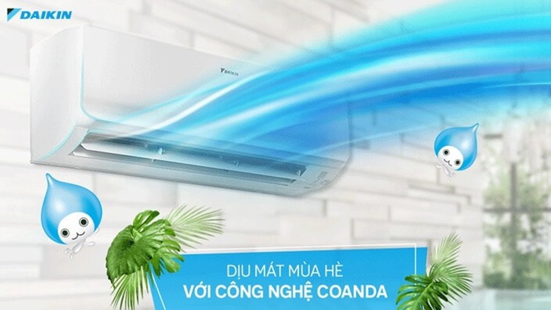 Tính năng thổi gió thông minh Coanda.